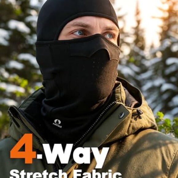 Windproof Fleece Lined Balaclava Face Mask Ski Motorcycle Winter Gear main image 7